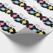 45s records cadeaupapier (Hoek)