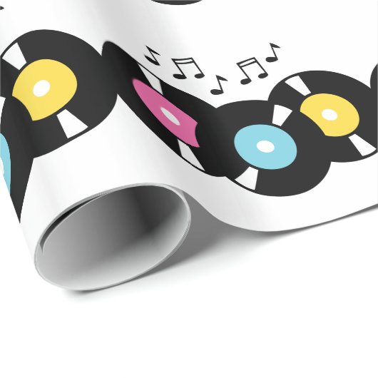 45s records cadeaupapier (Rol Hoek)