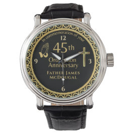 45ste priesterwijding Geschenk PERSOONLIJK  Horloge