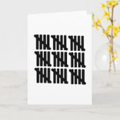 45ste verjaardag kaart (Gele Bloem)