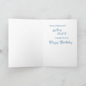 45th Birthday Dog in Funny Sunbril Kaart (Binnen)