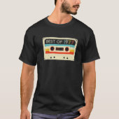 45Th Birthday Gifts Best Of 1977 Cassette Tape Ret T-shirt (Voorkant)