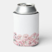 45th Birthday Pink Carnation January Birth Flower Blikjeskoeler (Blikje Achterkant)