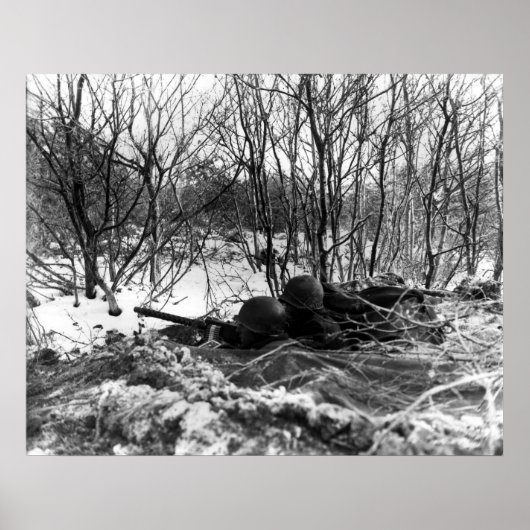 45th Infantry Division at the Bulge Poster (Voorkant)