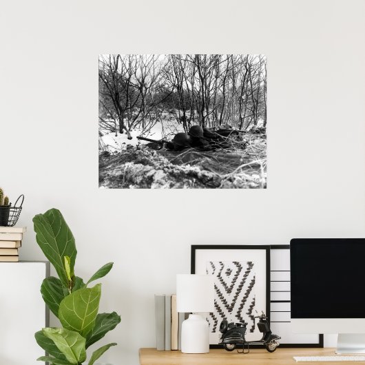 45th Infantry Division at the Bulge Poster (Thuiskantoor)