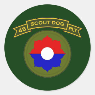 45th IPSD - 9th Infantry Ronde Sticker
