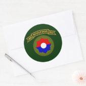 45th IPSD - 9th Infantry Ronde Sticker (Envelop)