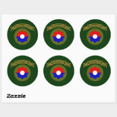 45th IPSD - 9th Infantry Ronde Sticker (Vel)