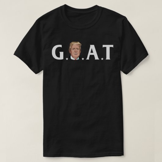 45th President GOAT Greatest Of All Time Presiden T-shirt (Design voorkant)
