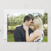 45th Sapphire bruiloft Jubileum hart foto Kaart (Achterkant)