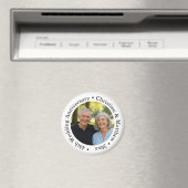 45th Wedding Anniversary Add Your Own Couple Photo Magneet (Insitu (Vaatwasser))