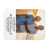 45th Wedding Anniversary Save the Date Photo Magneet (Horizontaal)