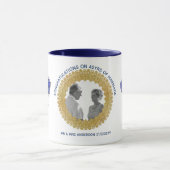 45th Wedding Jubileum - FOTO TOEVOEGEN Saffiergesc Mok (Midden)