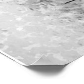 45x36 aangepast  Lacrosse B/W-platter Poster (Hoek)