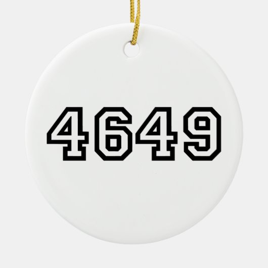 4649 Japans Slang Yoroshiku Keramisch Ornament (Voorkant)