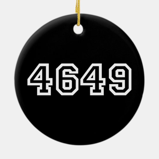 4649 Japans Slang Yoroshiku Keramisch Ornament (Achterkant)