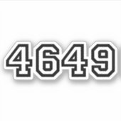 4649 Japans Slang Yoroshiku Sticker (Voorkant)