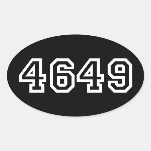 4649 Japanse Slang Yoroshiku Oval Sticker (Voorkant)