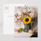 4663 Autumn Floral Briefkaart (Voorkant / Achterkant)