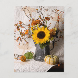 4663 Autumn Floral Briefkaart