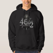 46 & 2 Industriële Dark Art-trui Hoodie (Voorkant)