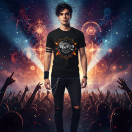 46 & 2 | TOOL-Geïnspireerde Steampunk Kompas T-shi T-shirt