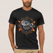 46 & 2 | TOOL-Inspired Steampunk Compass Tee T-shirt (Voorkant)
