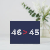 46 > 45 - Trump Lost Biden Won I Briefkaart (Staand voorkant)