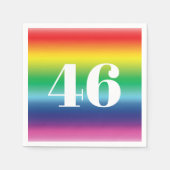 "46" Biden President, Biden Harris 2020 lgbtq lgbt Servet (Voorkant)