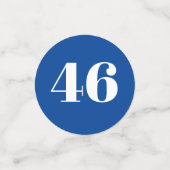 "46" Biden President, Biden Harris 2020, Verkiezin Confetti (Kleine voorkant)