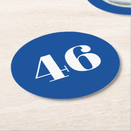 "46" Biden President, Biden Harris 2020, Verkiezin Ronde Kartonnen Onderzetter