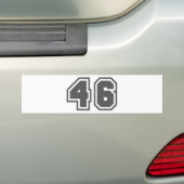 46 BUMPERSTICKER (Op auto)