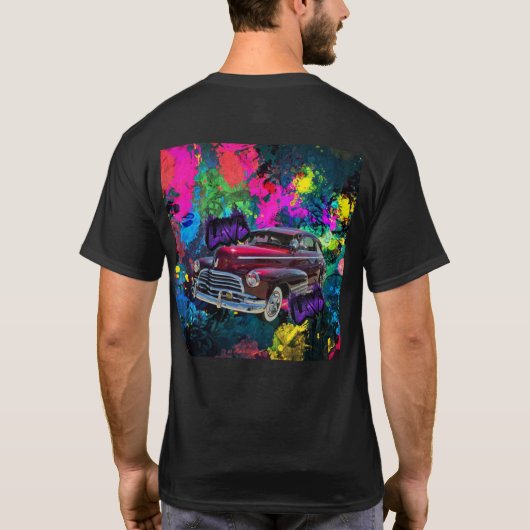 46 Chevy Spatverf CBDOilPrincess T-shirt (Achterkant)