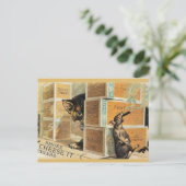 46 huisdieren briefkaart (Staand voorkant)