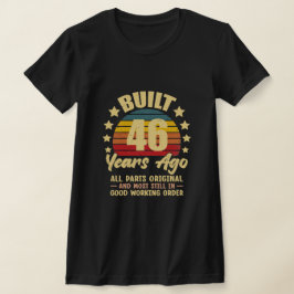 46 jaar geleden Alle onderdelen origineel 46e verj T-shirt