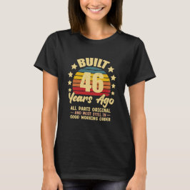 46 jaar geleden Alle onderdelen origineel 46e verj T-shirt