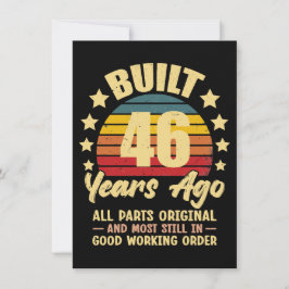 46 jaar geleden gebouwd Alle onderdelen origineel  Kaart
