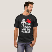 46 jaar geleden was ik de Mannen 46e Birthday Gag  T-shirt (Voorkant volledig)