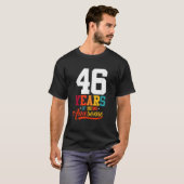 46 jaar Geweldige cadeaus 46 jaar oud 46e T-shirt (Voorkant volledig)
