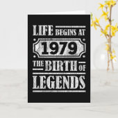 46 jaar oud 1979 Geboorte van de legende 46e verja Kaart (Gele Bloem)