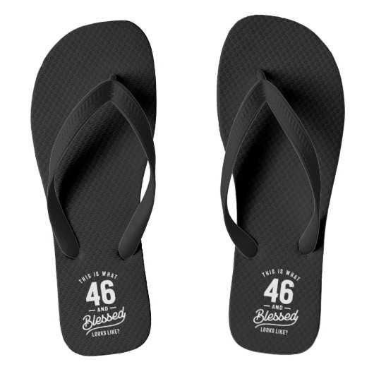 46 Jaar Oud - 46ste Verjaardag Grappig Cadeau Teenslippers (Voetbed)