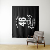 46 Jaar oud - 46ste verjaardag Grappig Cadeau Wandkleed (In situ)