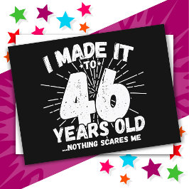 46 Jaar Oud Sarcastisch Meme Grappige 46e Verjaard Briefkaart