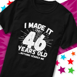 46 Jaar Oud Sarcastisch Meme Grappige 46e Verjaard T-shirt