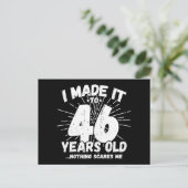 46 Jaar Oude Sarcastische Meme Funny 46e Verjaarda Briefkaart (Staand voorkant)