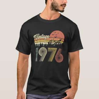 46 jaar oude Vintage 1976 Retro 46e dag P T-shirt