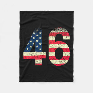 46 Joe Biden 46 verkozen tot Amerikaanse vlag 2020 Fleece Deken