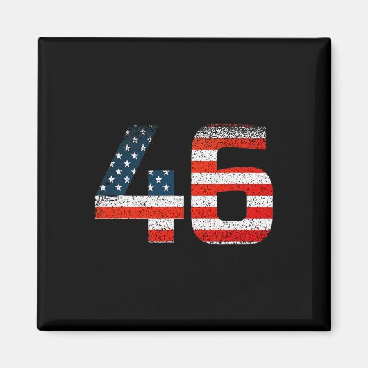 46 Joe Biden 46e President 2020 Amerikaanse vlag Magneet (Voorkant)