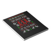 46.Kerstcadeauidee voor de lopers Oh, wat leuk. Notitieblok (Schuin)