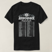 46 Premie voor klimberbergbeklimmen in Adirondack T-shirt (Design voorkant)